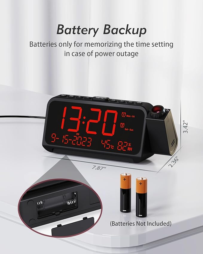 Roxicosly Projection Alarm Clock - Image 9