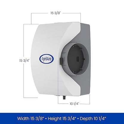 AprilAire 400M Whole-House Humidifier, Manual Water Saver Furnace Humidifier - Image 9