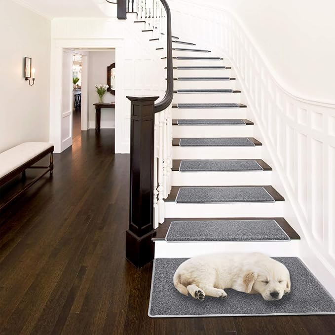 PURE ERA Carpet Stair Tread Landing Mat Tape Free Self Adhesive Non Slip Skid - Image 2