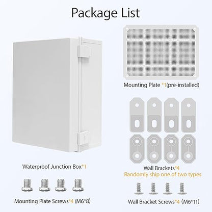Electrical Box, IP65 Waterproof Dustproof ABS Plastic Enclosure, Outdoor and - Image 7