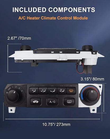 Flecto 599-268 A/C Heater Climate Control Module - Image 6