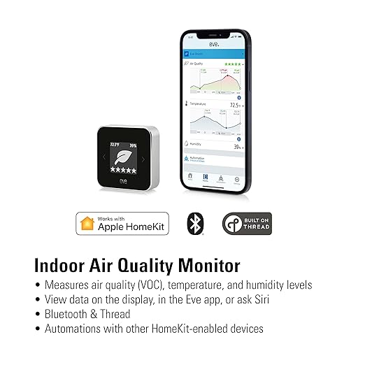 Eve Room - Indoor air Quality Sensor to Monitor air Quality, Temperature & - Image 2