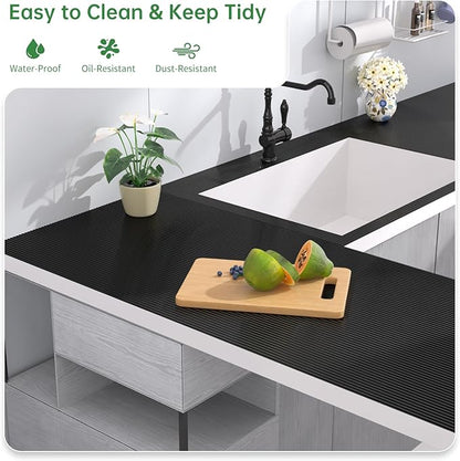 Shelf and Drawer Liner for Kitchen Cabinet, Non-Adhesive 18in x 120in - Image 4