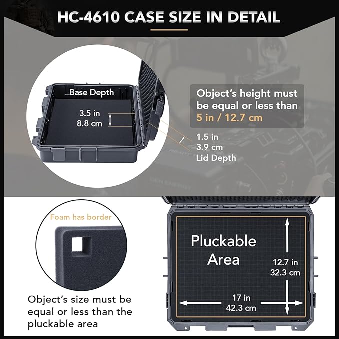 Lykus HC-4610 Waterproof Hard Case - Image 3