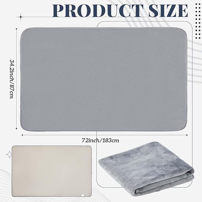 1 Pcs Couples Waterproof Mat Lover Reusable Stainproof Blanket Quiet Easy Use - Image 2