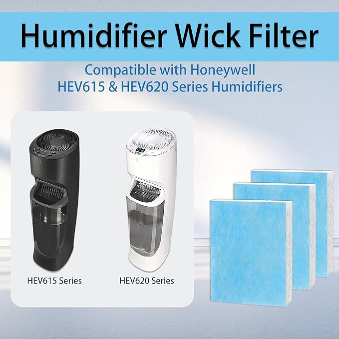 4 Pack HFT600 Humidifier Wick Filter T | Compatible - Image 2