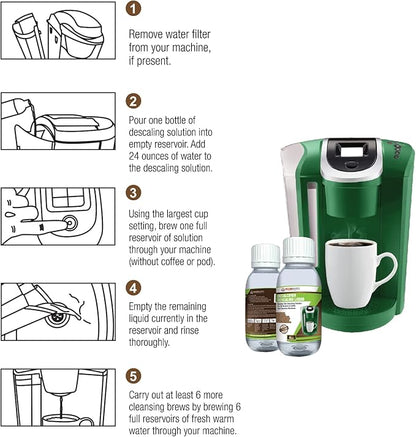 Descaling Solution for All Brands of Coffee and Espresso Machines By Housewares - Image 3