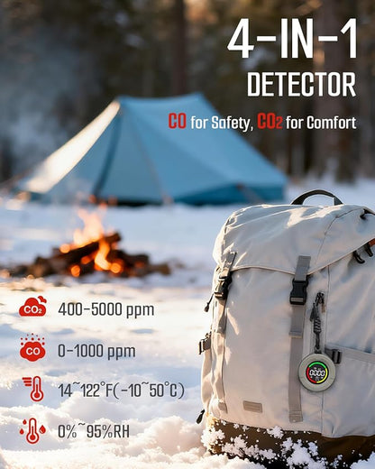 DS-100PRO Portable CO & CO2 Detector - Image 2