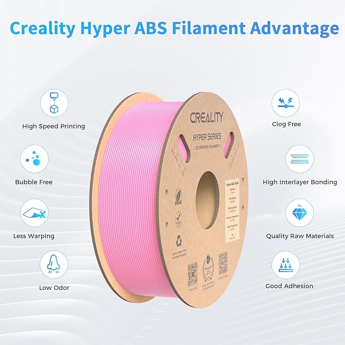 Creality Hyper ABS Filament, Official 3D Printer Filament ABS 1.75mm - Image 3