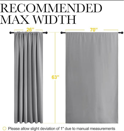 NICETOWN Short Curtains for Small Window - Image 7