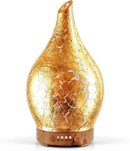 Porseme Essential Oil Diffuser Glass Aromatherapy Ultrasonic Humidifier by Porseme