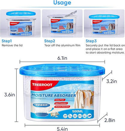 16 Pack Moisture Absorbers, 10.5 OZ Humidity Absorber Bucket, Moisture Absorbers - Image 9