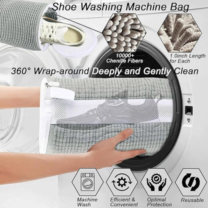 Reusable Sneaker Bag for Washing Machine, Invisible Zipper Design, Protects - Image 5