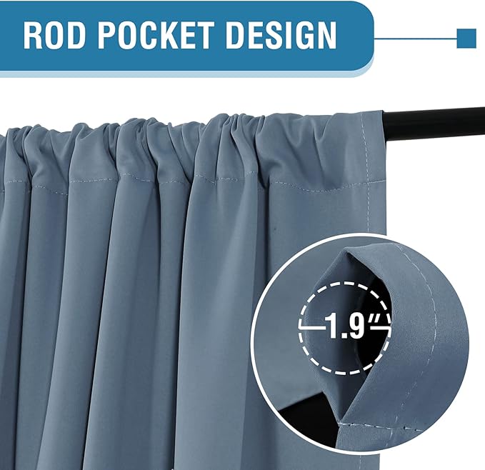 H.VERSAILTEX 100% Blackout Curtains - Image 4