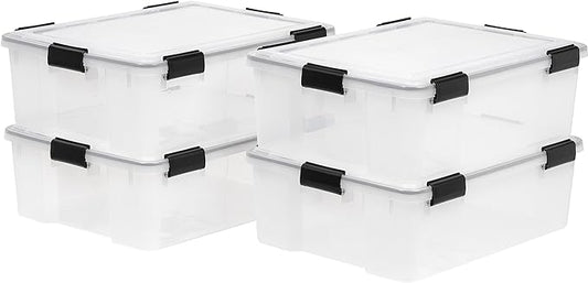 IRIS USA 41 Quart WEATHERPRO Plastic Storage Box by IRISUSA