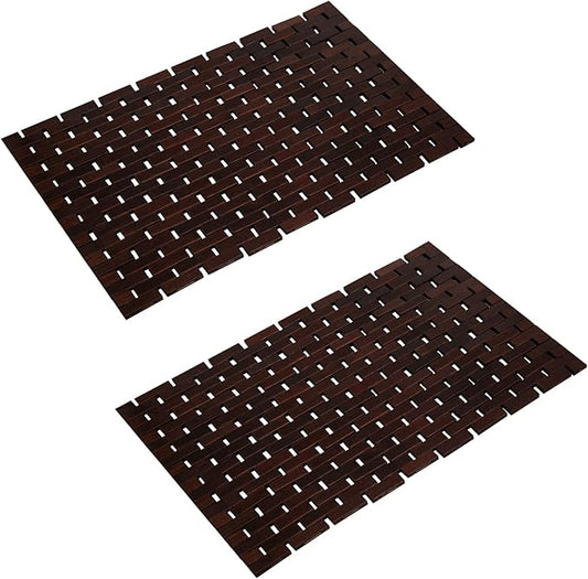 Bath Mat Bathroom Runner Long Large Rugs Floor Wood Shower Bathtub Waterproof by Fovlaurs