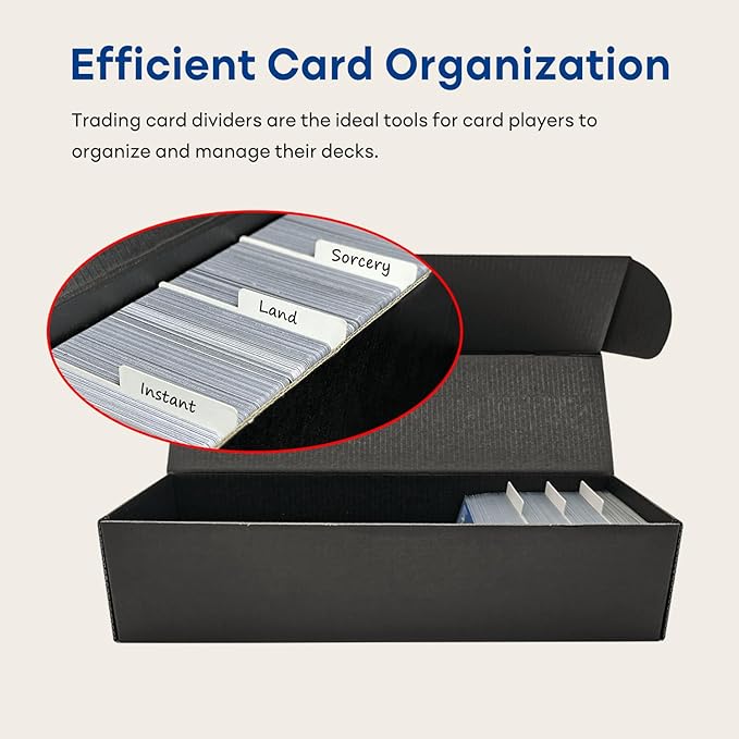 Trading Card Storage Box with Dividers - Image 2