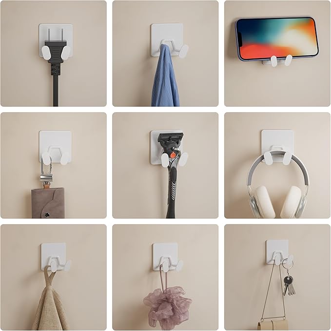 Adhesive Shower Hooks for Inside - Image 3