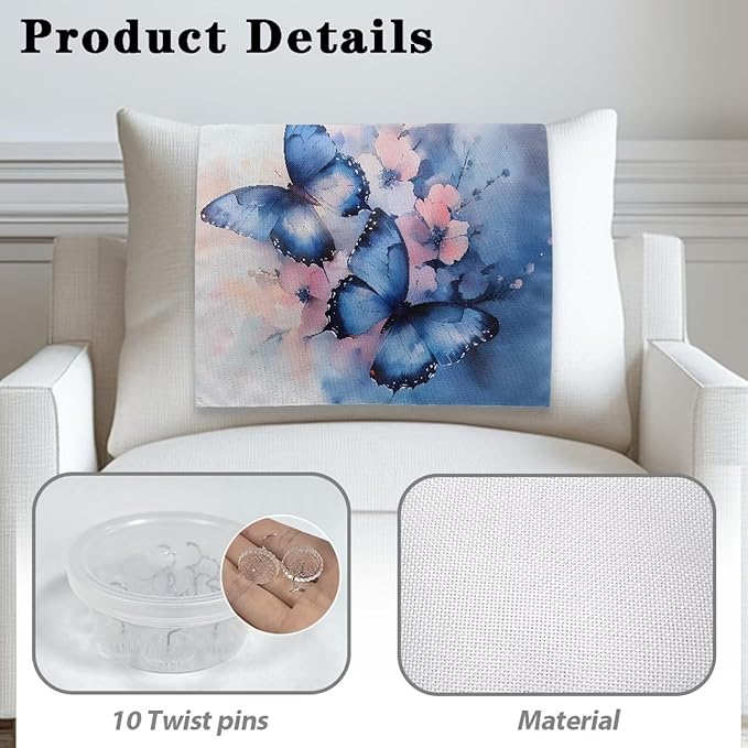 Butterfly Floral Slip Cover for Recliners Non-slip Headrest Sofa Protector Wear - Image 5