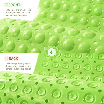 Anti-Slip Bathtub Shower mat, 27.5×14.5（Approximately 70×37cm） inch Soft - Image 2