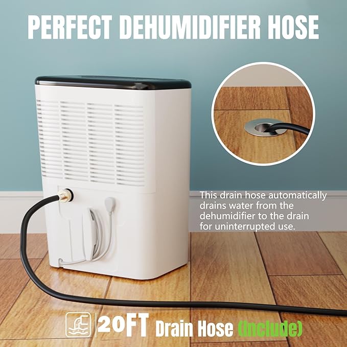 20FT Dehumidifier Drain Hose 3/4" FHT, Leakproof Dehumidifier Hose - Image 7