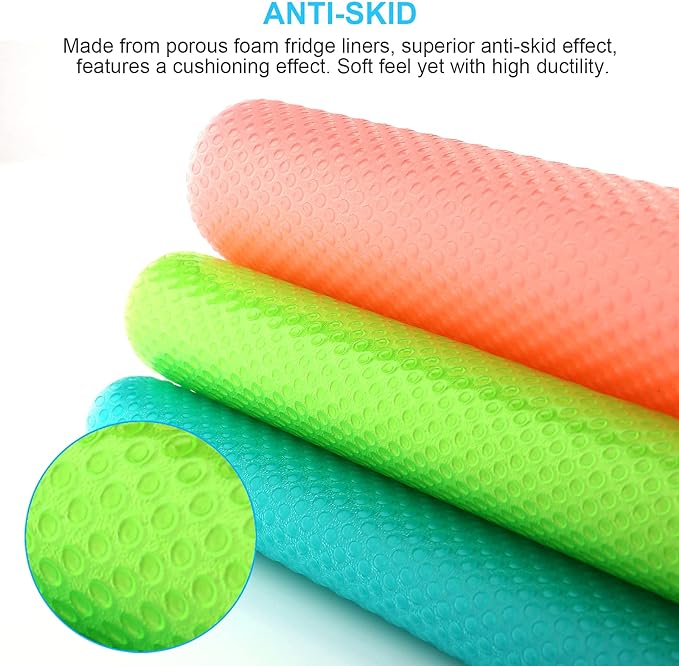 8 Pcs Refrigerator Liners, Fridge Liner and Mats Washable, Refrigerator Shelf - Image 3