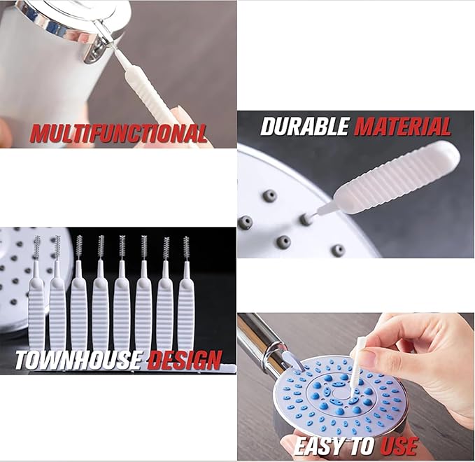 Gap Hole Anti-Clogging Cleaning Brush, 2025 Upgrade Shower Head Brush Shower - Image 3