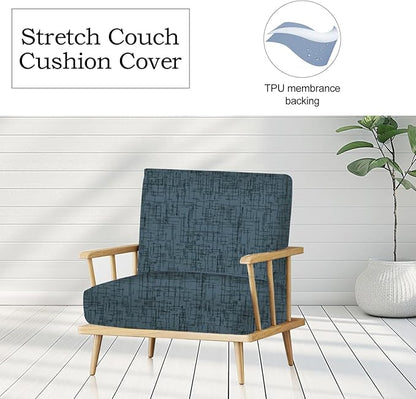 8Pcs Stretch Patio Cushion Covers Outdoor Couch Cover Replacement, Outdoor - Image 4