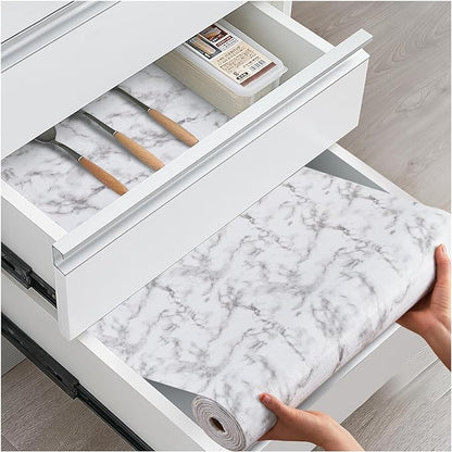 Drawer and Shelf Liner, Non-Slip Kitchen Cabinet Liners Non-Adhesive Thick by ALIUNI
