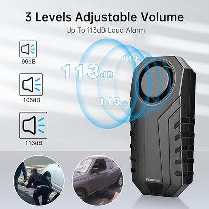 WSDCAM Catalytic Converter Alarm 113dB Loud Wireless Catalytic Converter Anti - Image 4