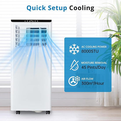GarveeLife 8000 BTU Portable Air Conditioner - Image 5