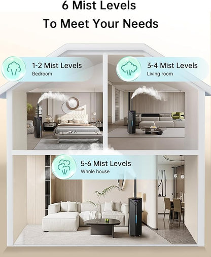 5Gal Humidifiers for Bedroom Large Room up to 2800ft², APP/Remote Control - Image 5