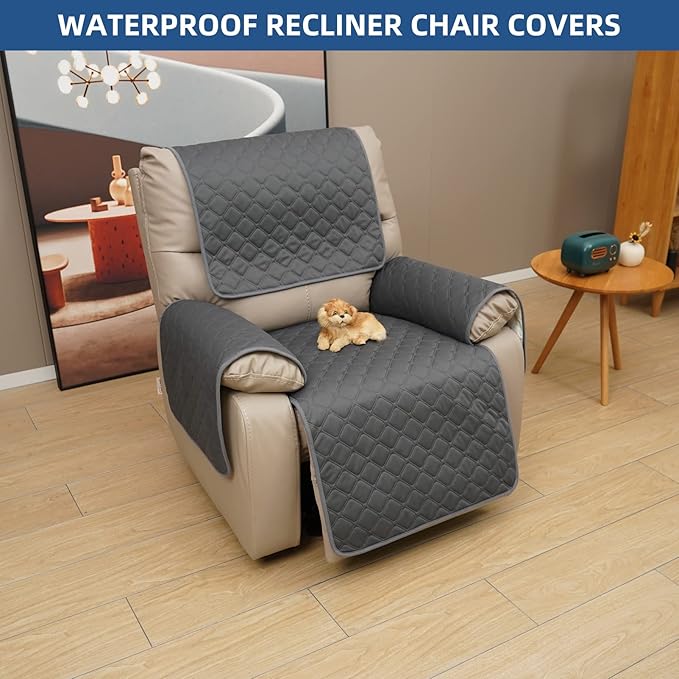 Eismodra Waterproof Recliner Chair Covers - Image 7