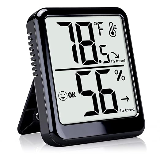 Room Thermometer Indoor Hygrometer Humidity Meter Gauge Digital Temperature and by Ayawiss