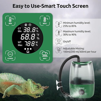 REPTIZOO Reptile Humidifier Fogger, 4L Large Reptile Fogger - Image 3