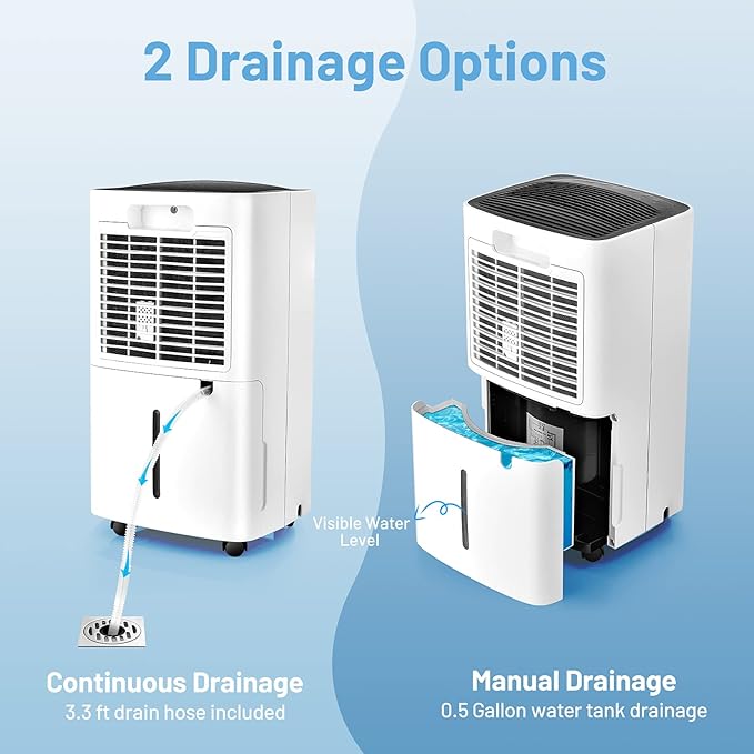 ARLIME 30 Pints Dehumidifier, 1500 Sq. Ft Efficient Home Dehumidifier, 0.5 - Image 9