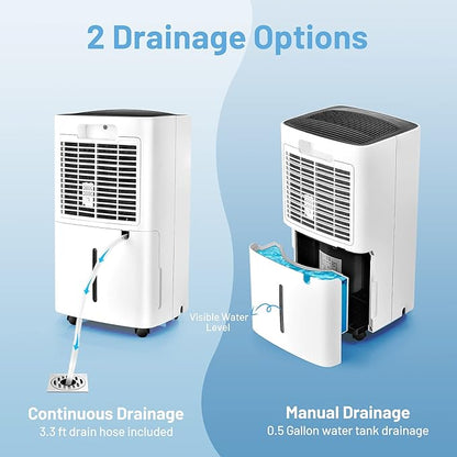 ARLIME 30 Pints Dehumidifier, 1500 Sq. Ft Efficient Home Dehumidifier, 0.5 - Image 9
