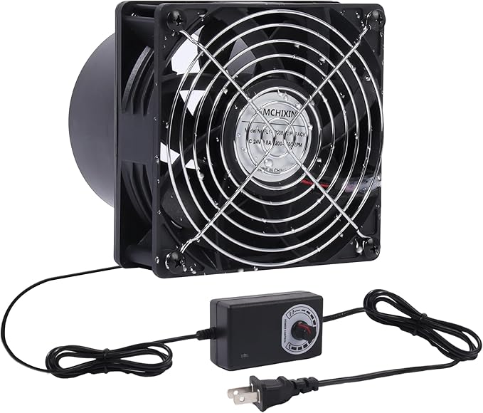 4.72" High-Speed Axial Exhaust Duct Fan by AMCHIXIN