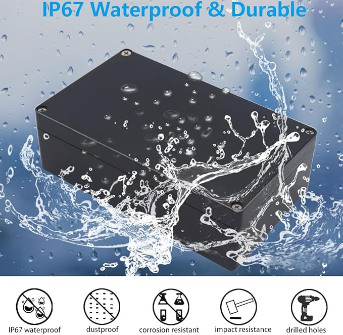 Project Box, Project Boxes Plastic Electric Project Case Junction Box Power Case - Image 5