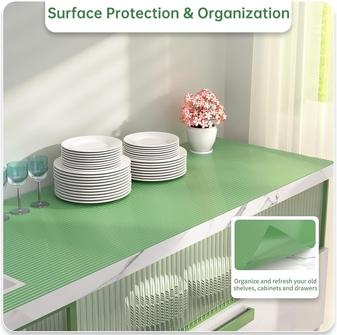 Shelf and Drawer Liner for Kitchen Cabinet, Non-Adhesive 24in x 120in - Image 5