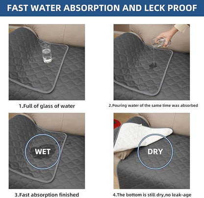 Eismodra Waterproof Recliner Chair Covers - Image 5
