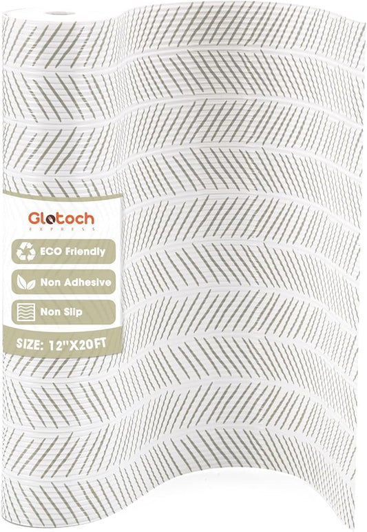 Glotoch Shelf Liners for Kitchen Cabinets, 12in x 20FT Non-Adhesive Liners for by GlotochExpress