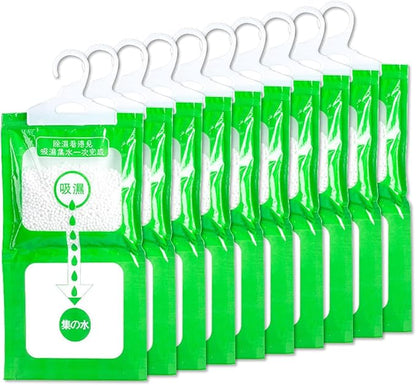 SPOKKI 10 Pack Dehumidifier Bags, Moisture Absorber Hanging Bags, Closet by SPOKKI