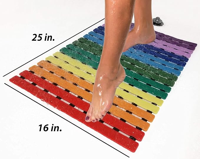 Non Slip Bathtub Mat | Double-Layered Shower Floor Mat - Image 5