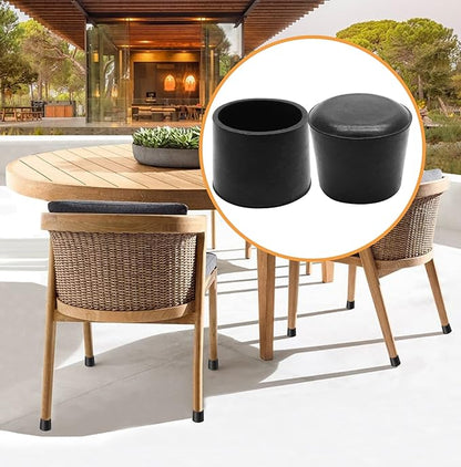 Piutouyar Round PVC Rubber Furniture Covers, 38mm / 1.5 Inches Table Chair Leg - Image 7