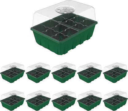 Gardzen 10-Set Garden Propagator Set, Seed Starter Trays by Gardzen