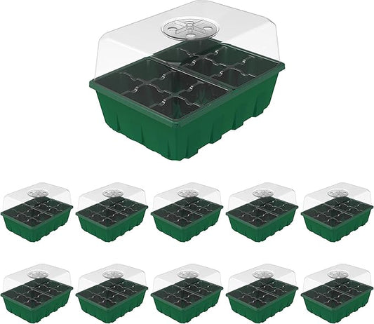 Gardzen 10-Set Garden Propagator Set, Seed Starter Trays by Gardzen