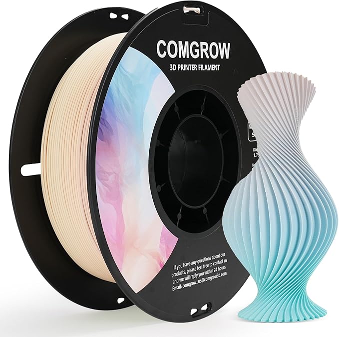 Comgrow PLA 3D Printer Filament, Durable and Stronger 3D Printer PLA Filament by Comgrow