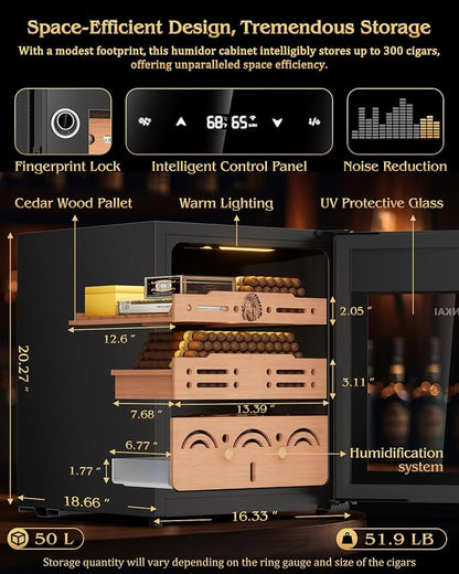 Electric Cigar Humidor Cabinet - Image 3