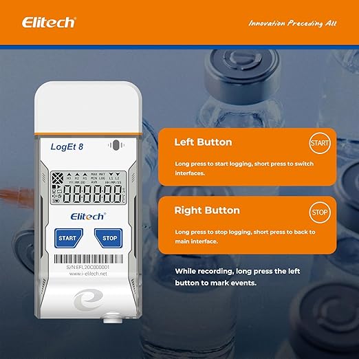 Elitech USB Temperature Humidity Data Logger Reusable Temperature Recorder High - Image 8